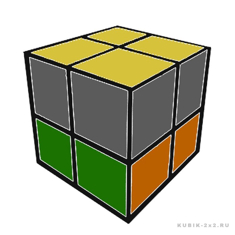 Мягкая головоломка Кубик Рубика